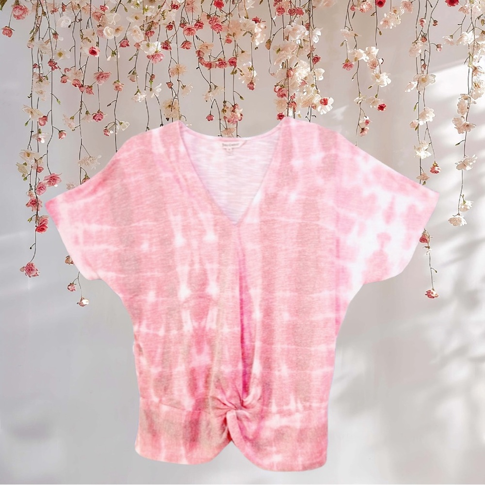 Brand NEW, Juicy Couture Pink tie dye over sized Batwing Blouse